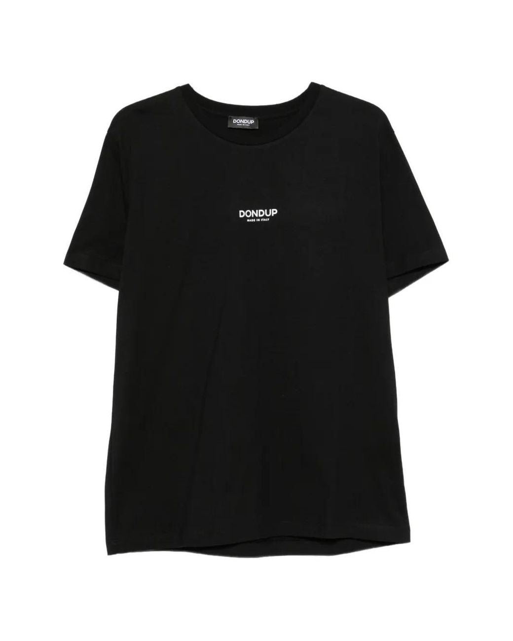 Dondup Black Logo-Print T-Shirt for men