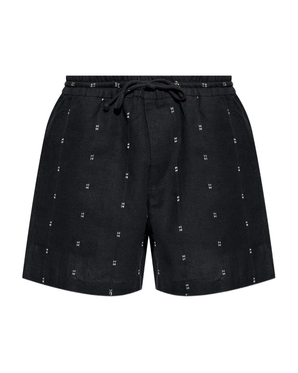 Bermudas Bordadas Rag & Bone de hombre de color Black