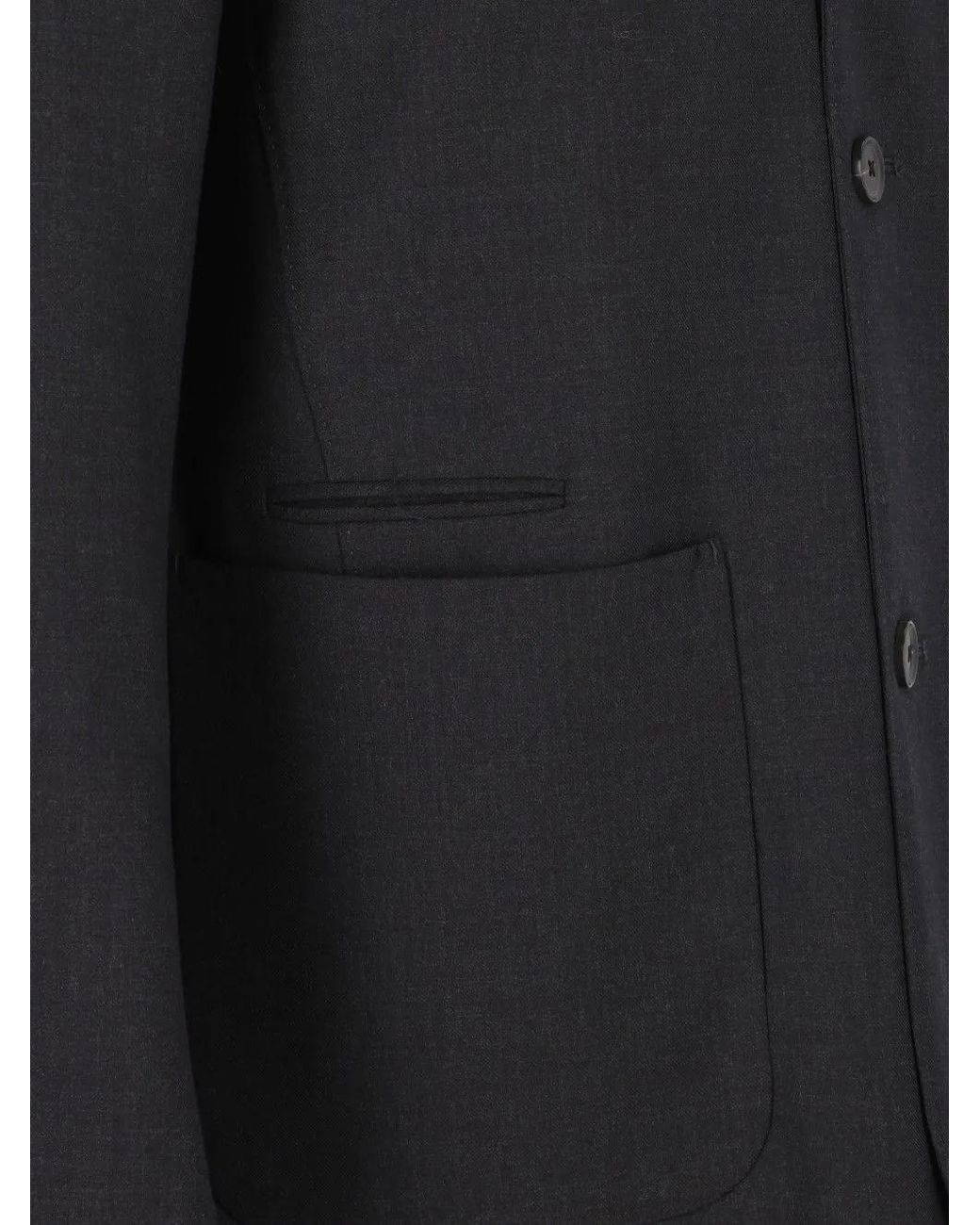 Paul Smith Black Wool 'A Suit To Travel In' Work Jacket for men