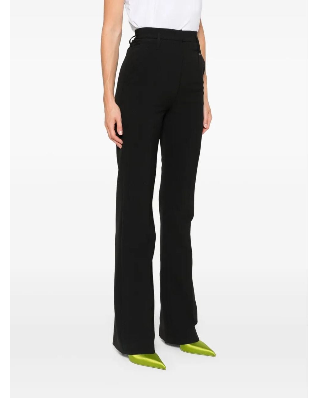 Nissa Black Flared Trousers