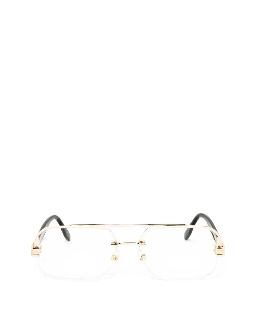 Marc Jacobs Natural Lunettes De Vue À Monture Rectangulaire for men