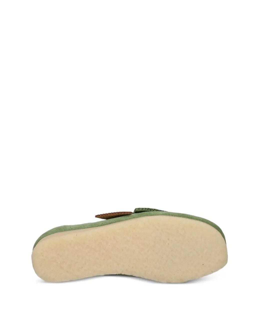 Clarks Green Desert-Boots Mit Fransen
