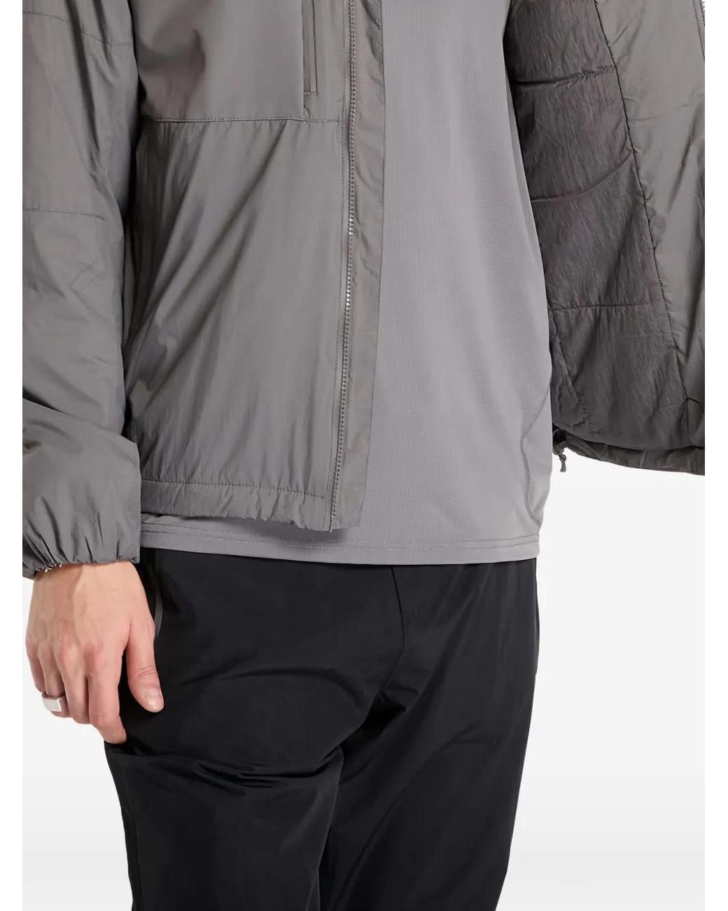 Chaqueta 247 Con Capucha Represent de hombre de color Gray