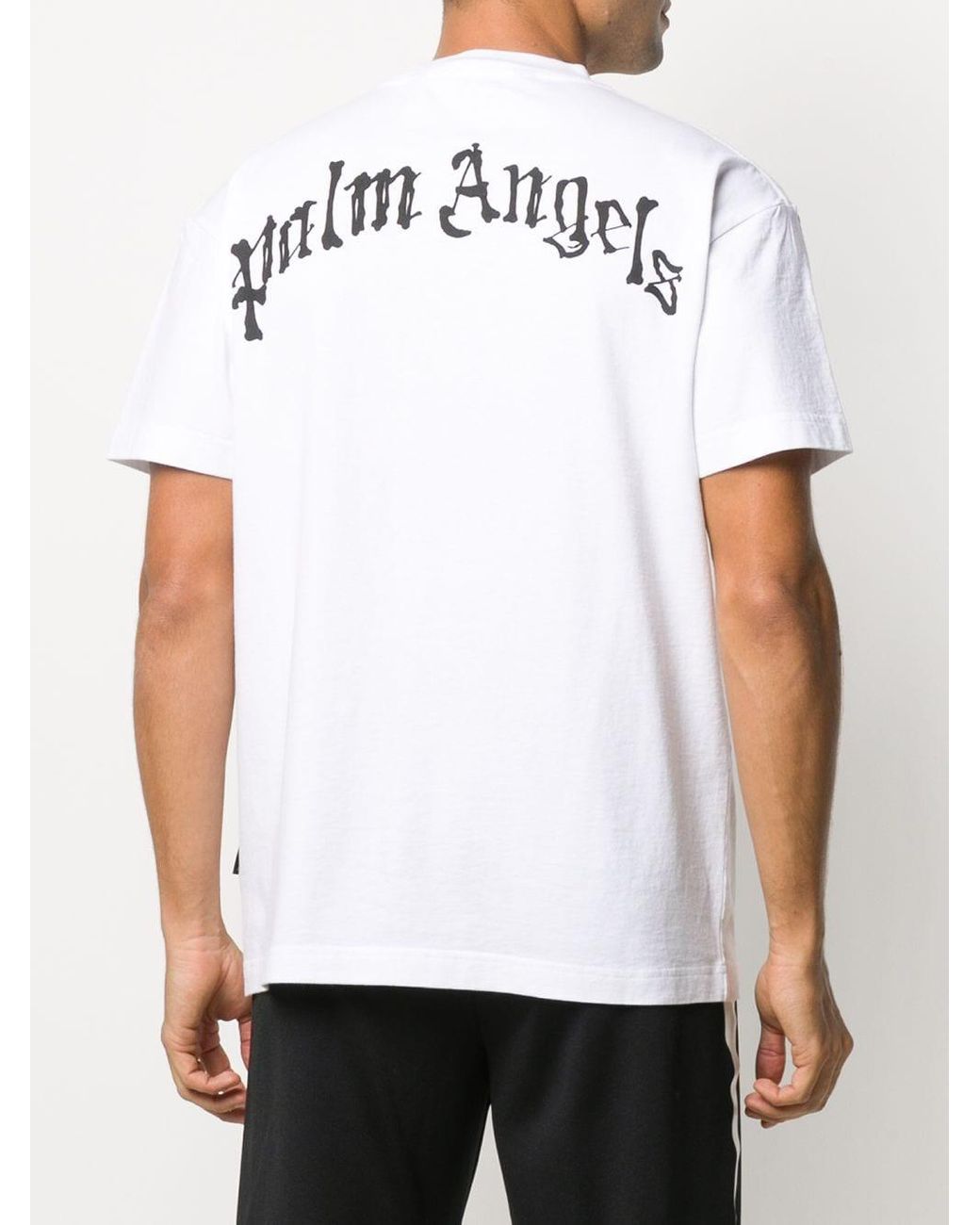 Palm Angels Skeleton-bear T-shirt in White for Men