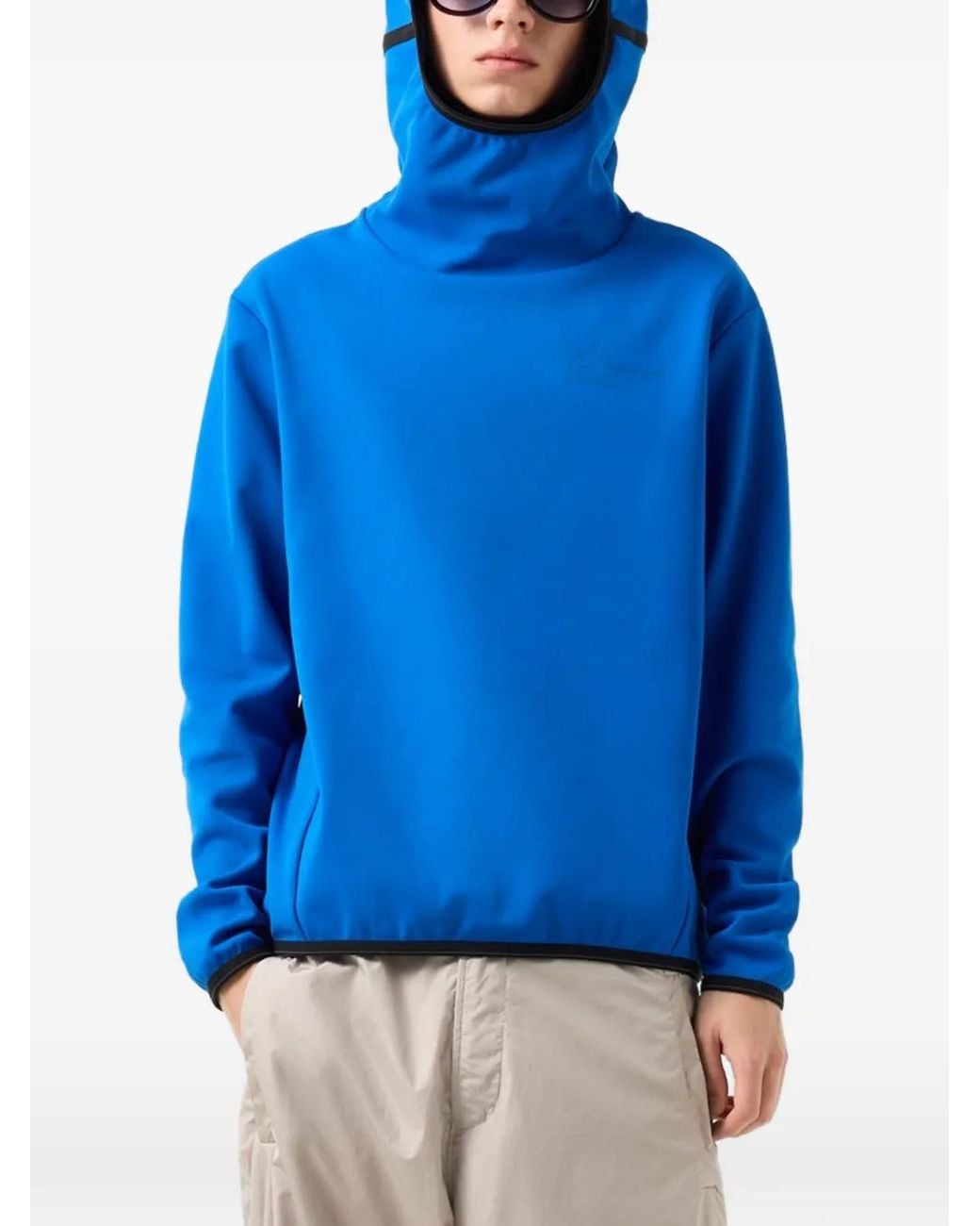 Bogner Fire + Ice Blue Gian Logo-Print Hoodie for men