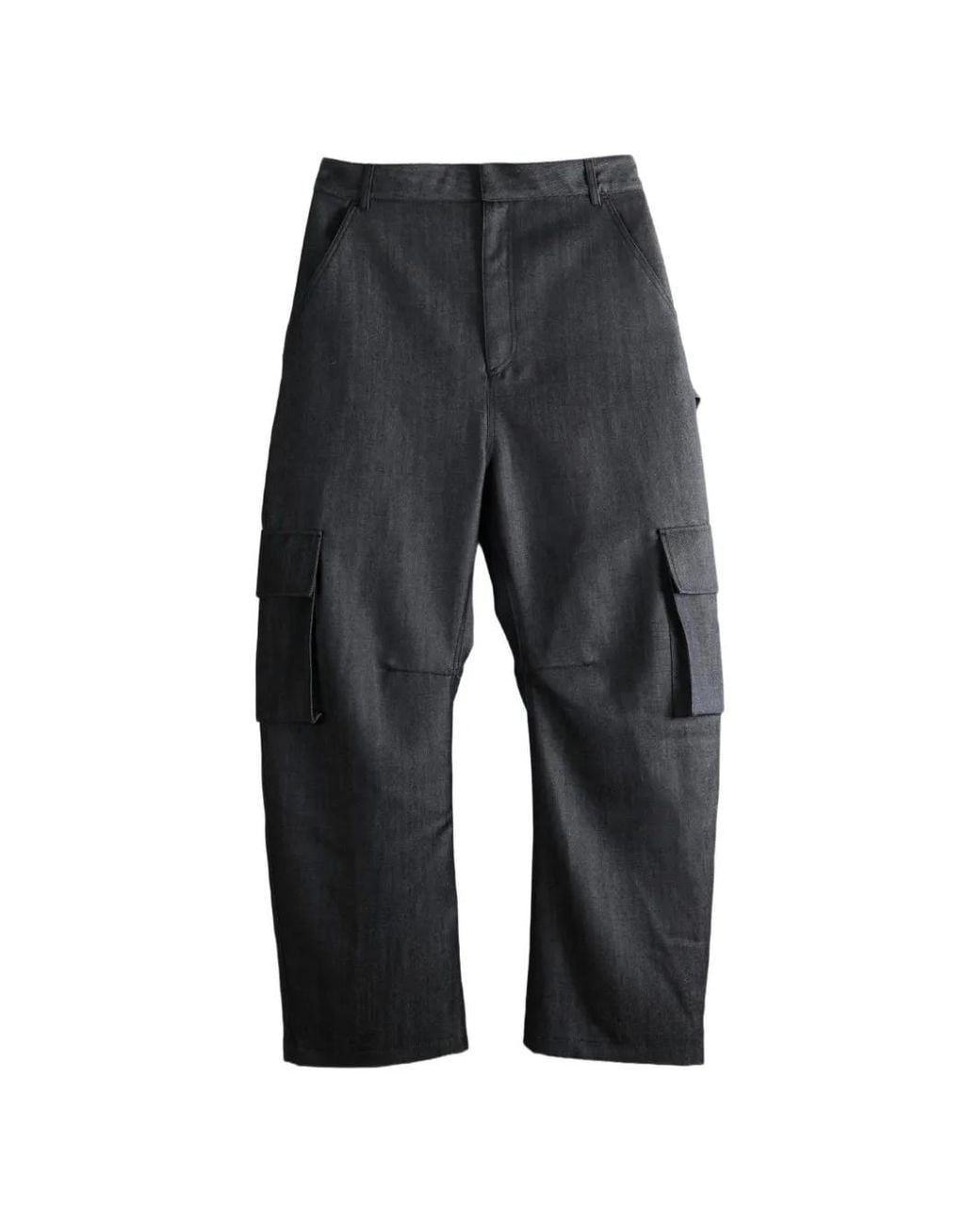 Balenciaga Gray Relaxed Cargo Pants