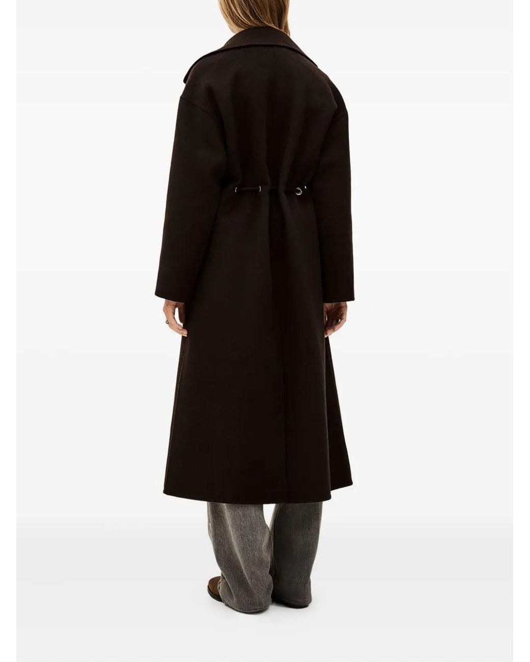 Ba&sh Black Kate Tie-Waist Coat