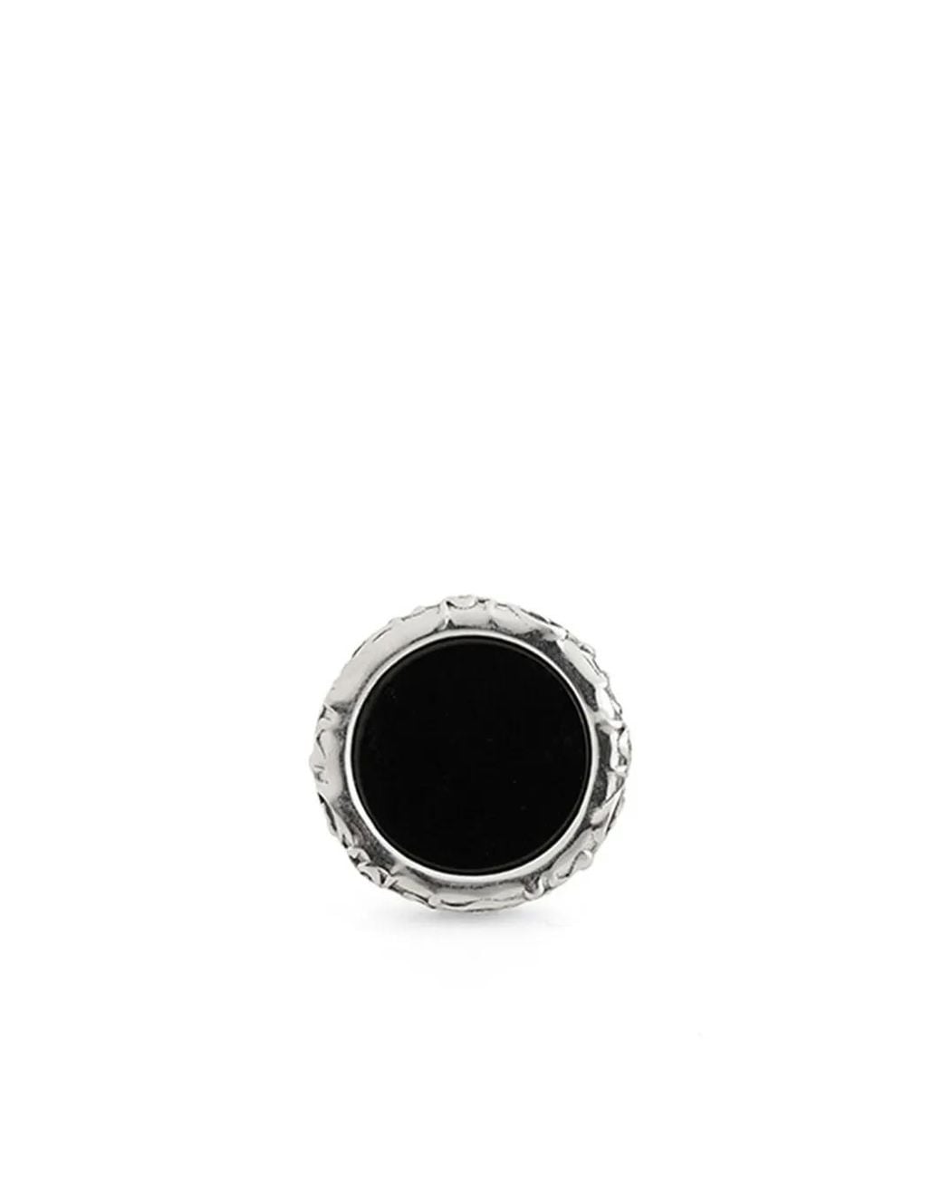 Emanuele Bicocchi Black Amulet Stud Earring