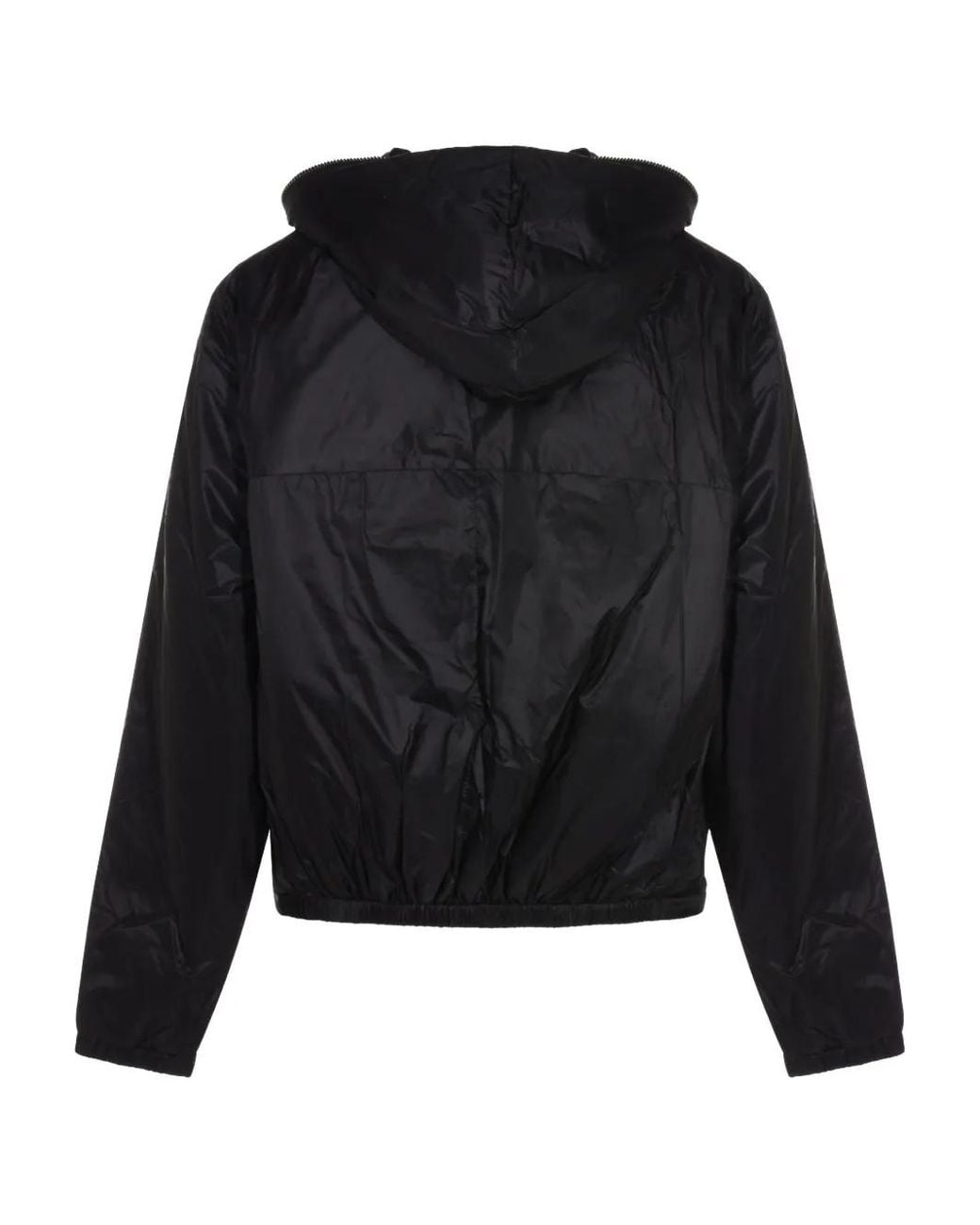 Rick Owens Black Hooded Zip-Up Jacket for men