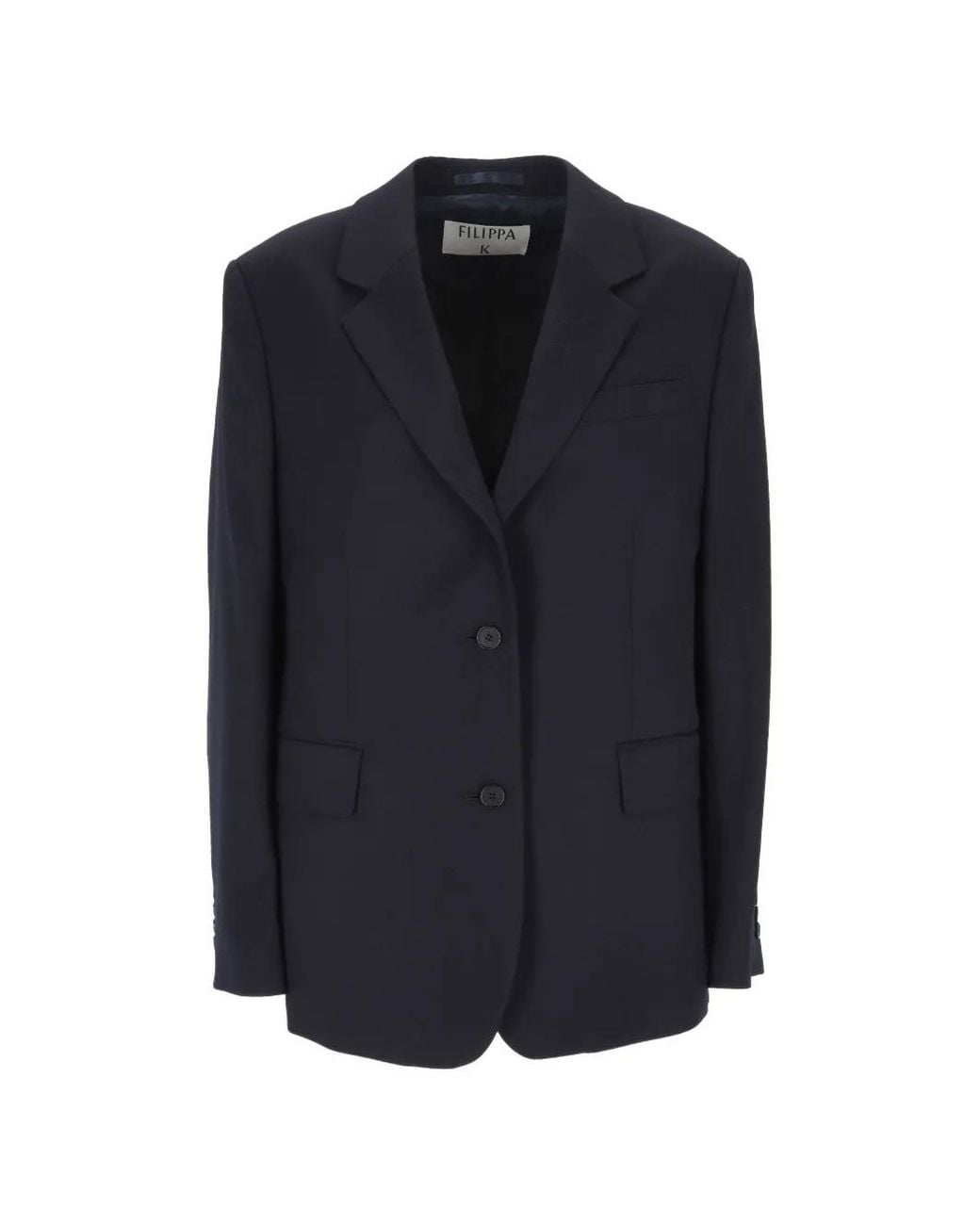 Filippa K Blue Buttoned Pocket Jacket