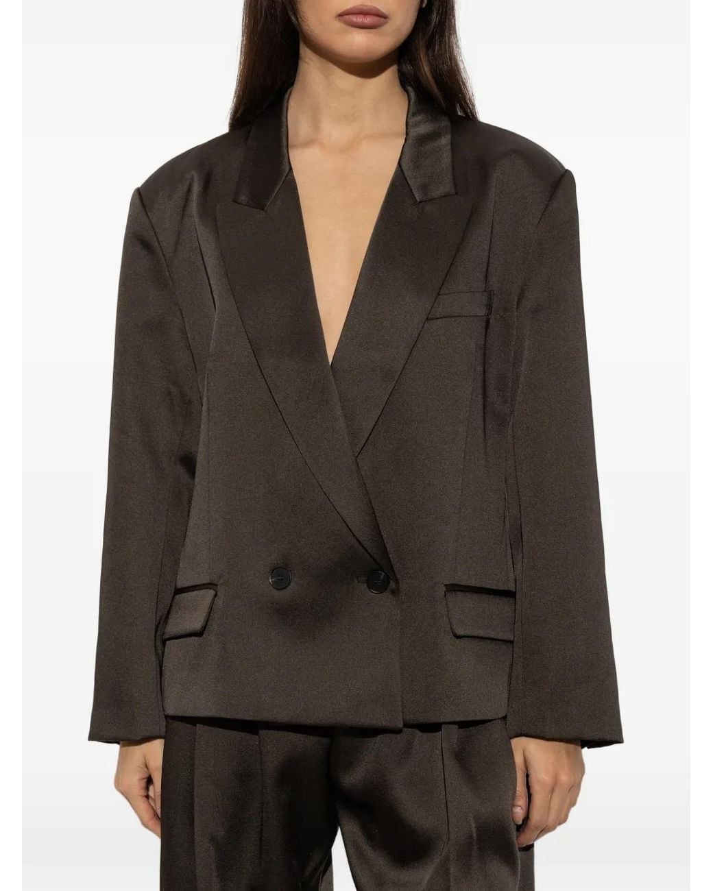 IRO Black Again Double-Breasted Blazer
