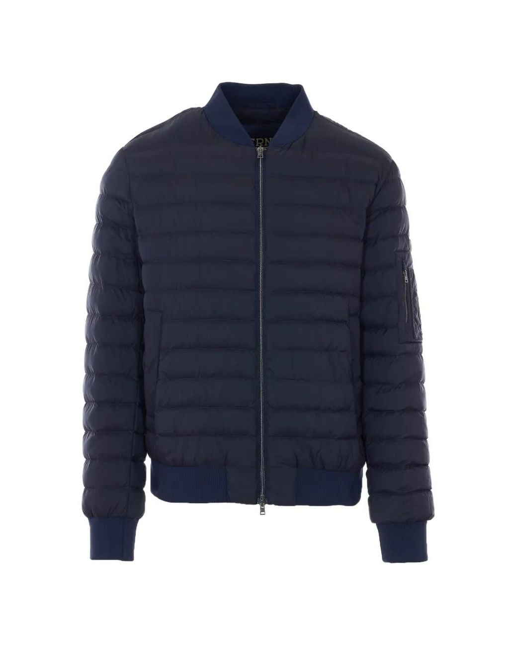 Bomber Con Zip di Herno in Blue da Uomo
