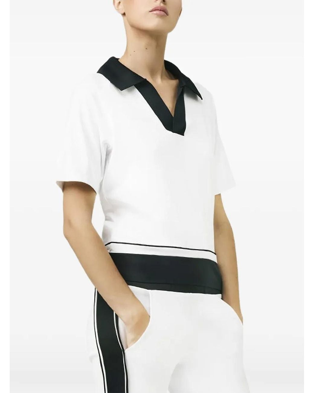 Goldbergh White V-Neck T-Shirt