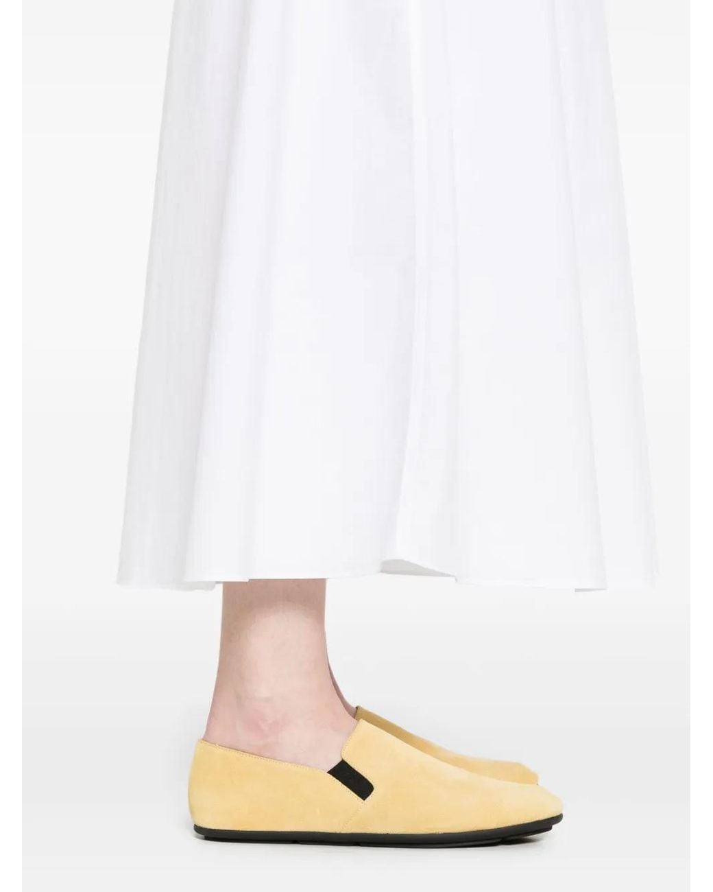 Matteau White Drawcord Skirt