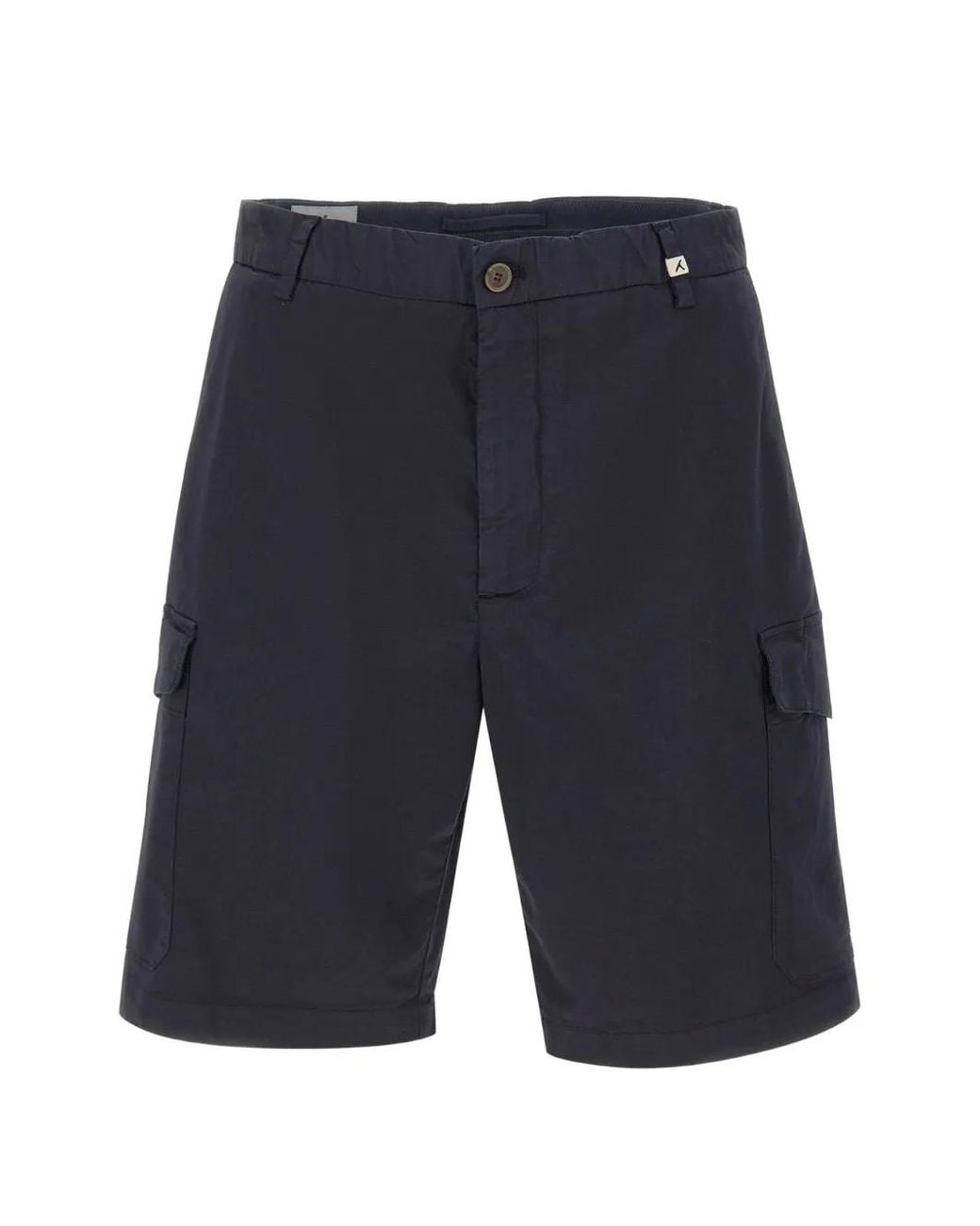 Myths Blue Short En Coton À Poches Cargo for men
