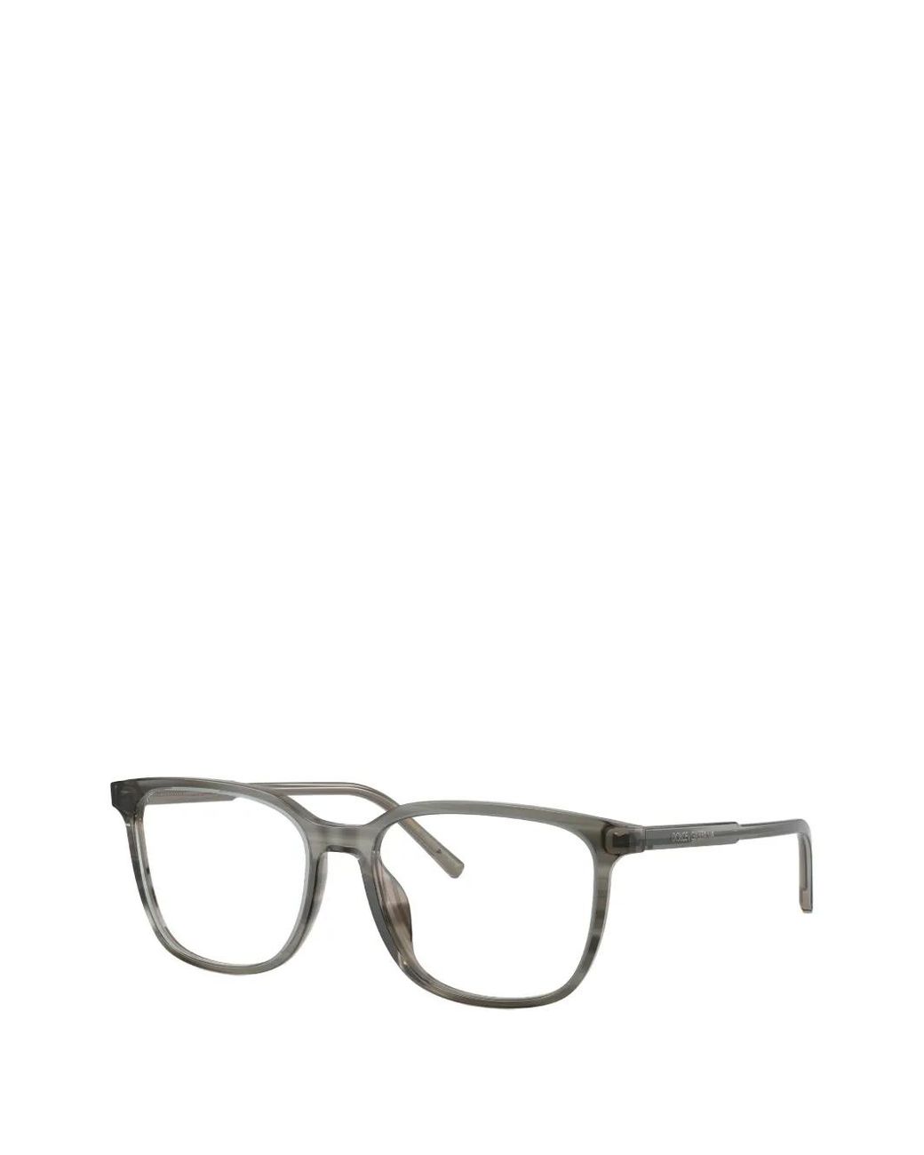 Dolce & Gabbana Gray Square-Frame Glasses