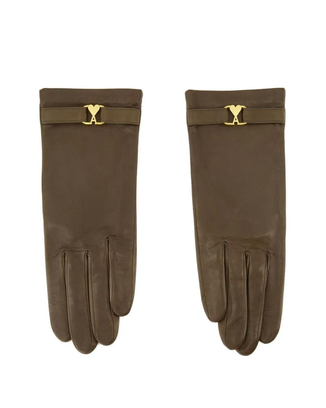 AMI Leren Handschoenen in het Green