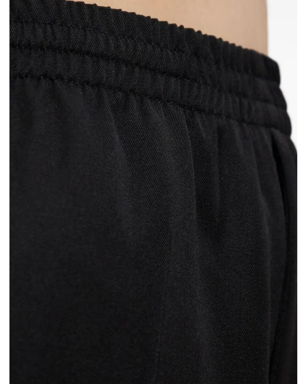 Balenciaga Black Elasticated Palazzo Pants