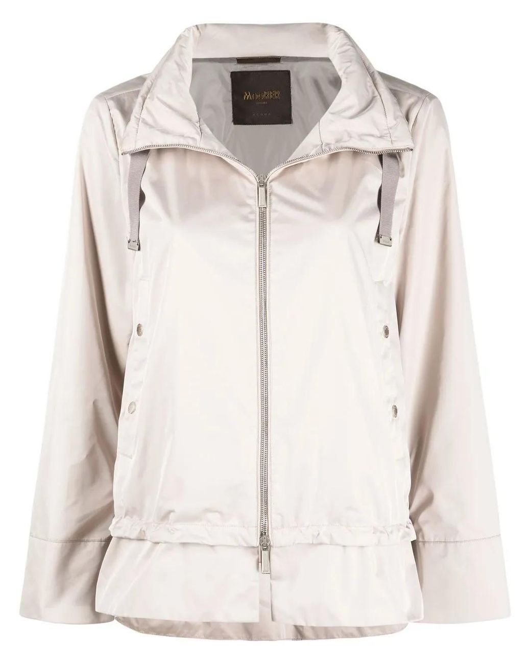 Moorer Multicolor Zip-Up Hooded Jacket