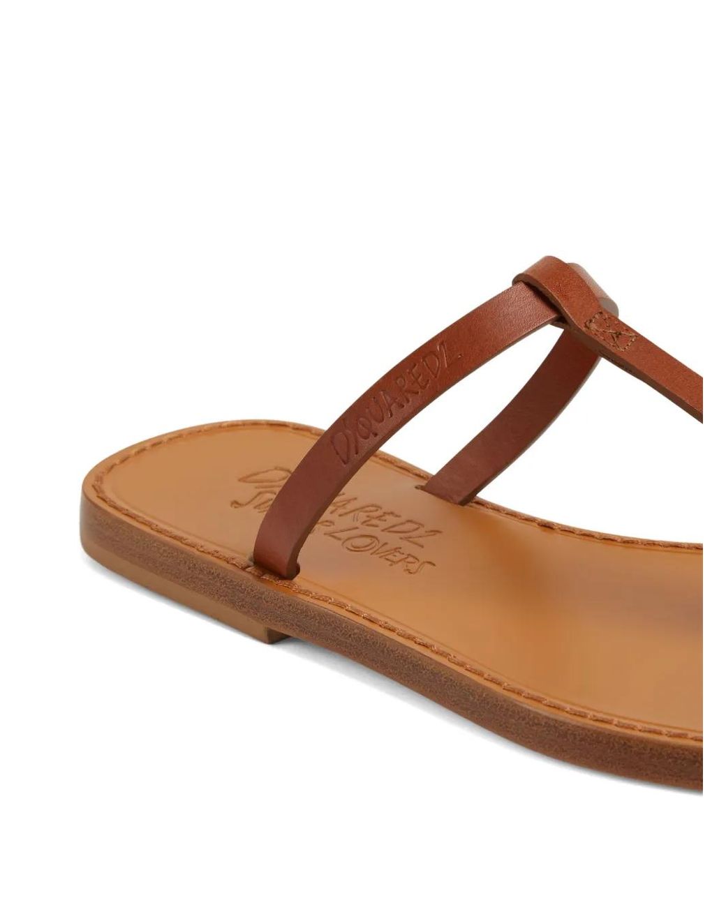 DSquared² Brown Summer Lovers Sandals for men