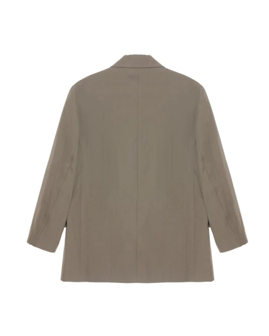 Studio Nicholson Gray Single-Breasted Blazer