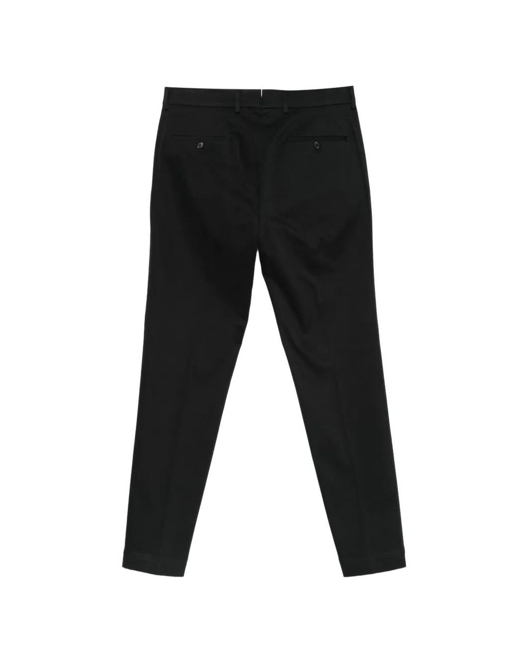 Slowear Black Pressed-Crease Chinos for men