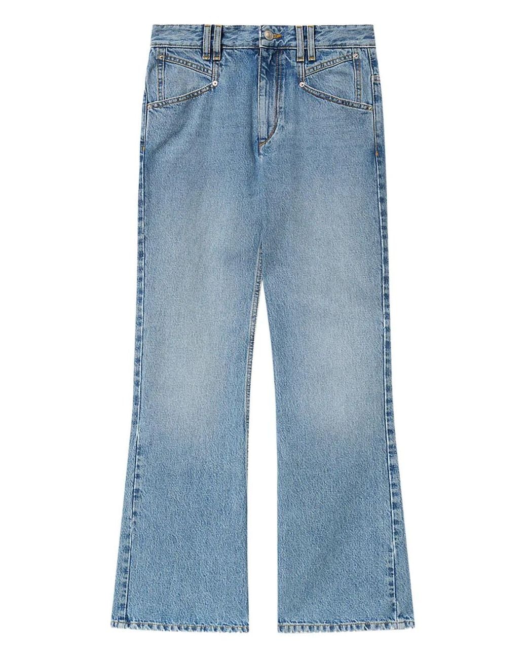Isabel Marant Blue Belvia Bootcut Denim Jeans