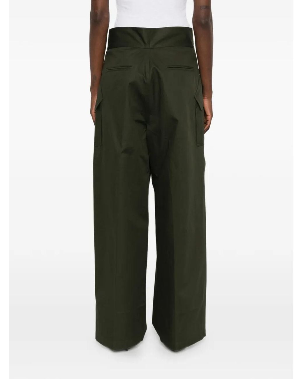 Frankie Shop Green Tova Cargo Pants