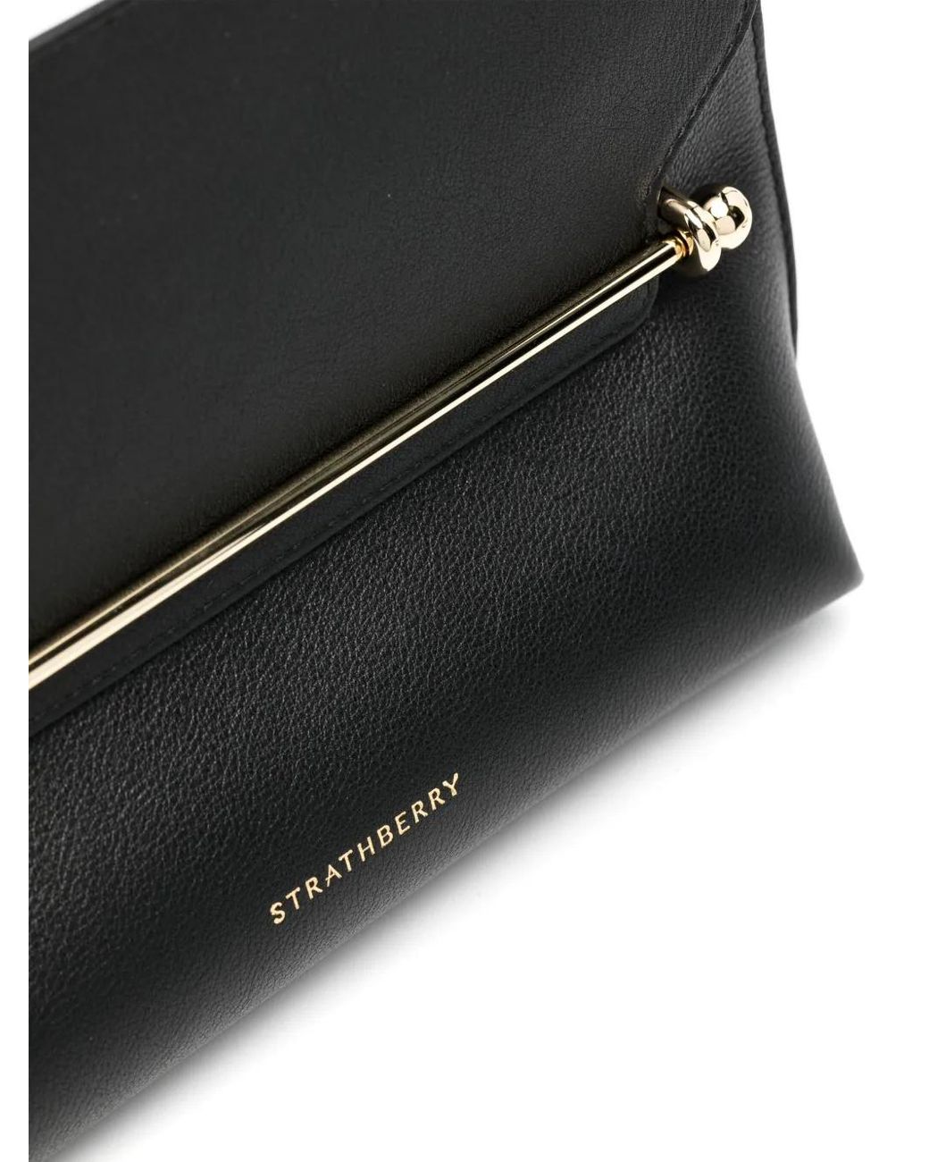 Strathberry Gray Stylist Clutch Bag