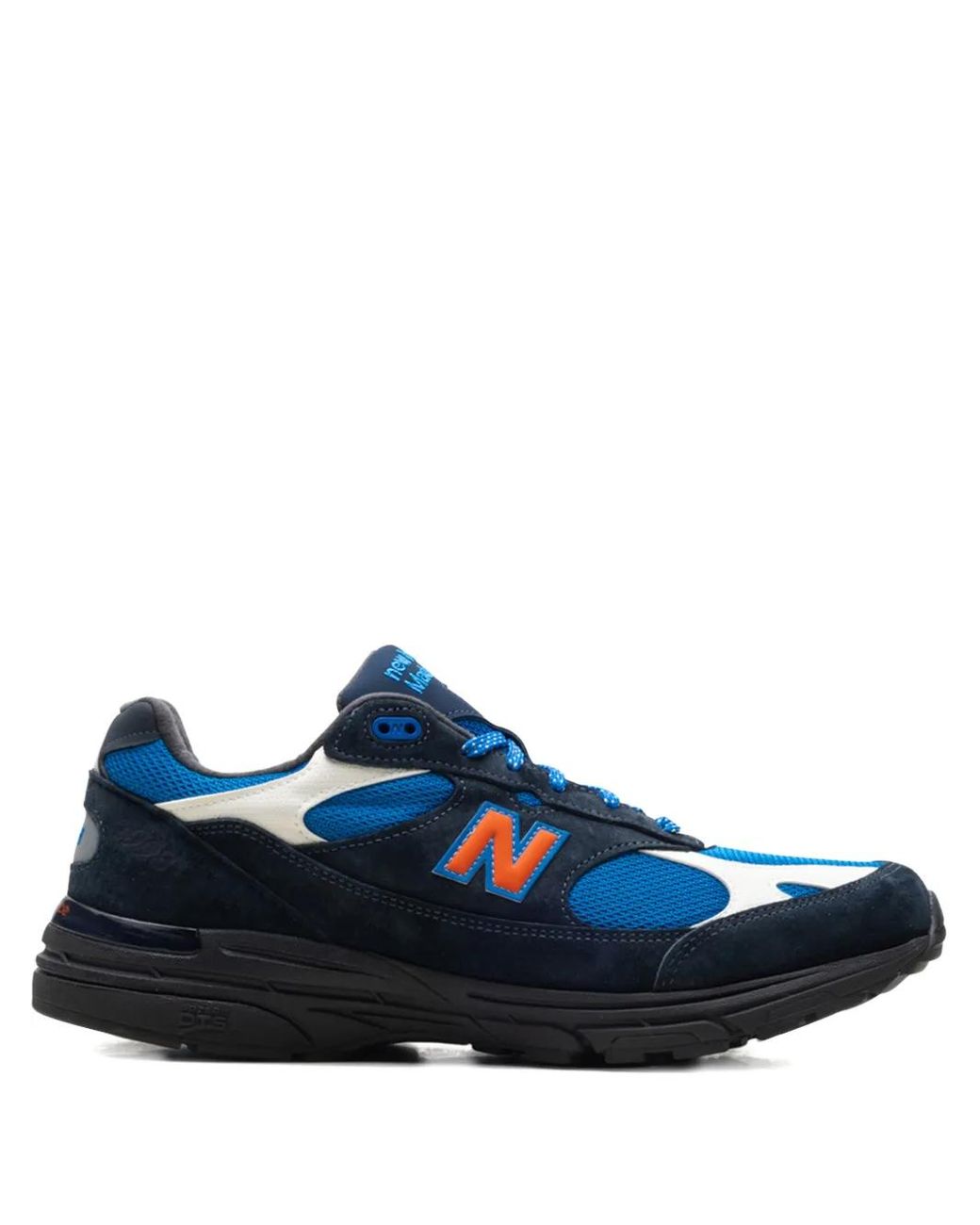 New Balance Blue X Kith Panelled Sneakers for men