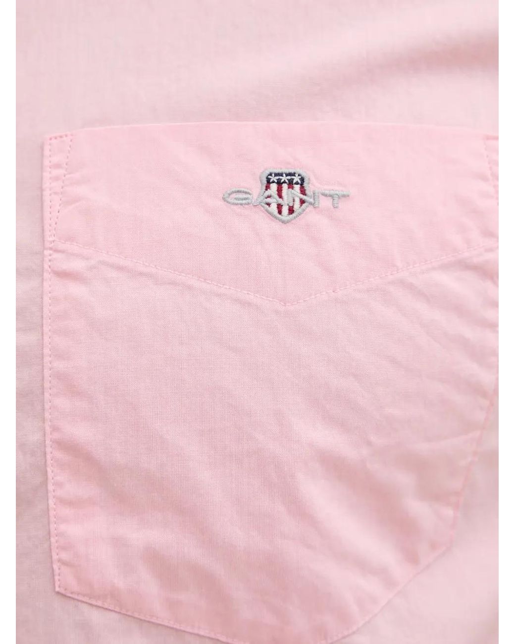 Gant Pink Button-Down Short-Sleeve Shirt for men