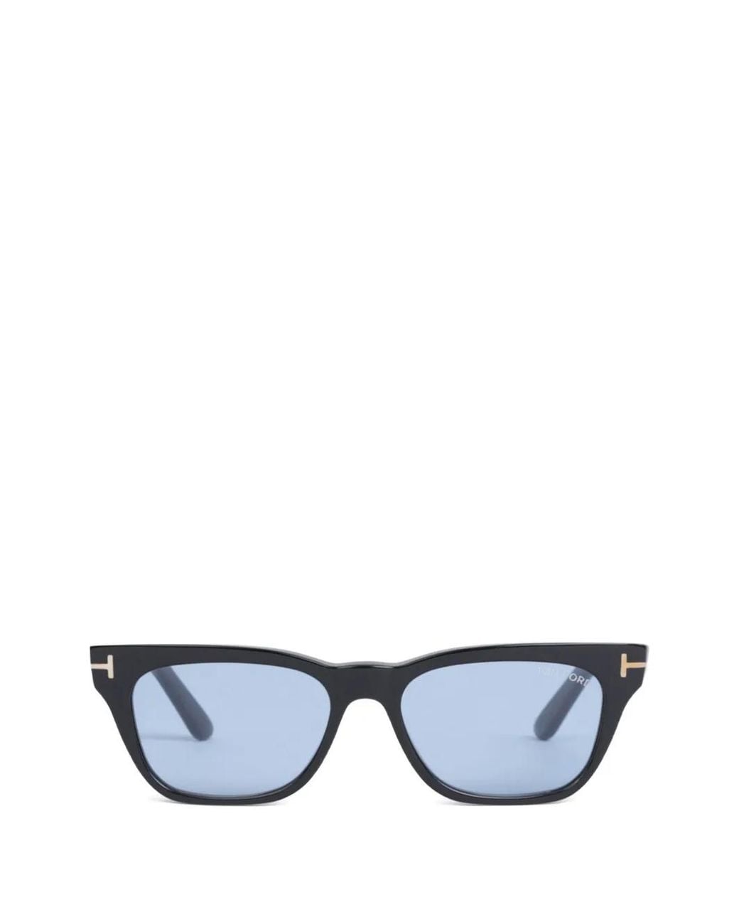 Tom Ford Blue T-Logo Square-Frame Sunglasses