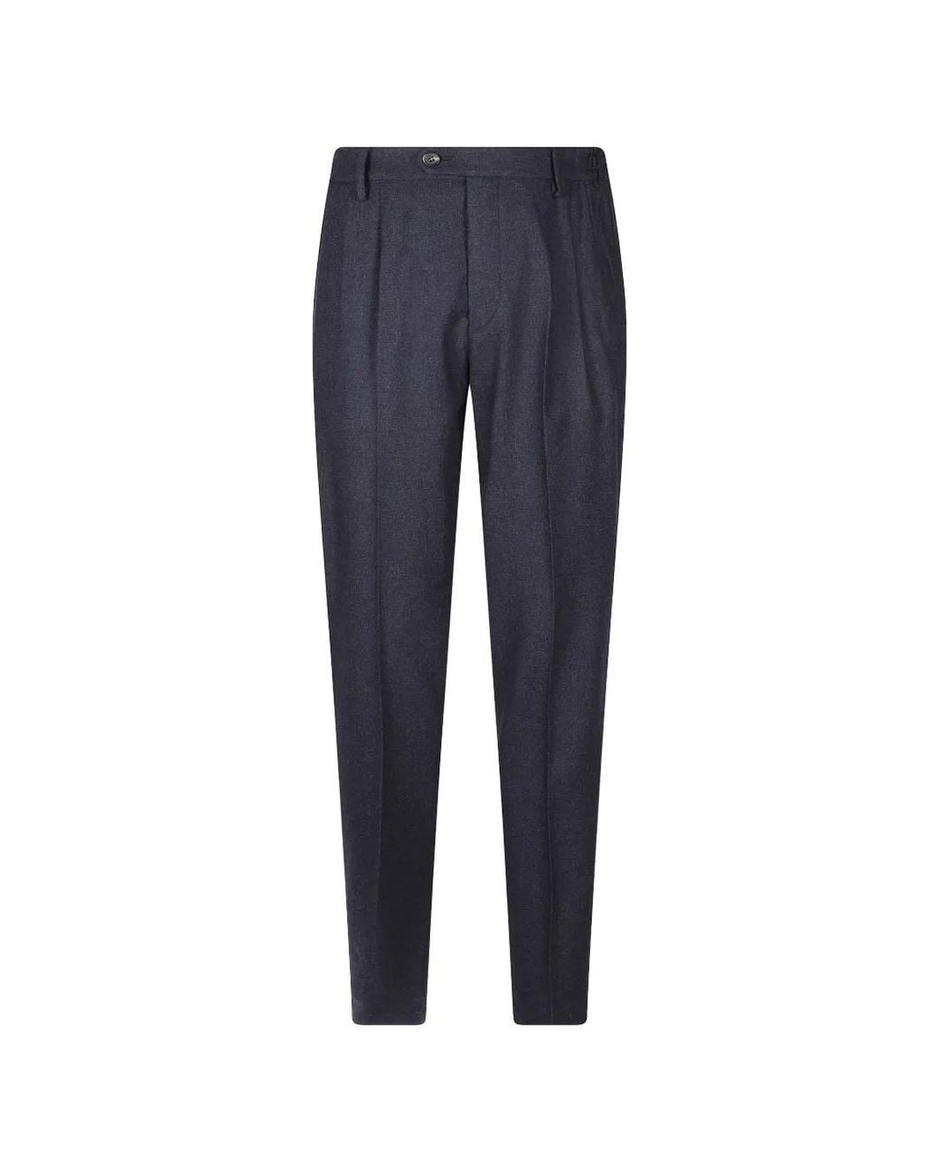 Eleventy Blue Pantalon De Tailleur À Plis Marqués for men