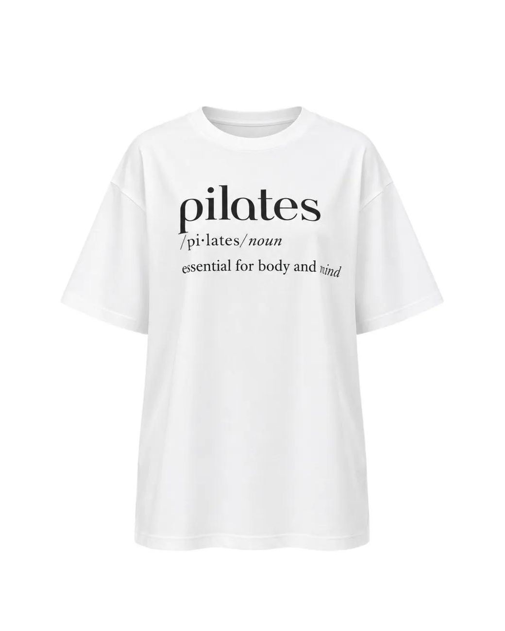 ViCOLO White Slogan-Print Drop-Shoulder T-Shirt
