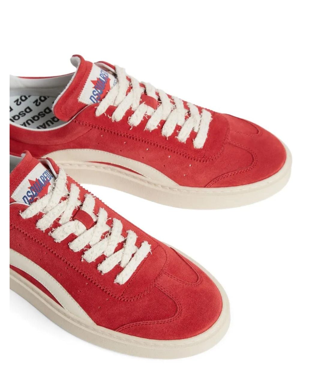 DSquared² Sneakers Aus Wildleder in Red für Herren