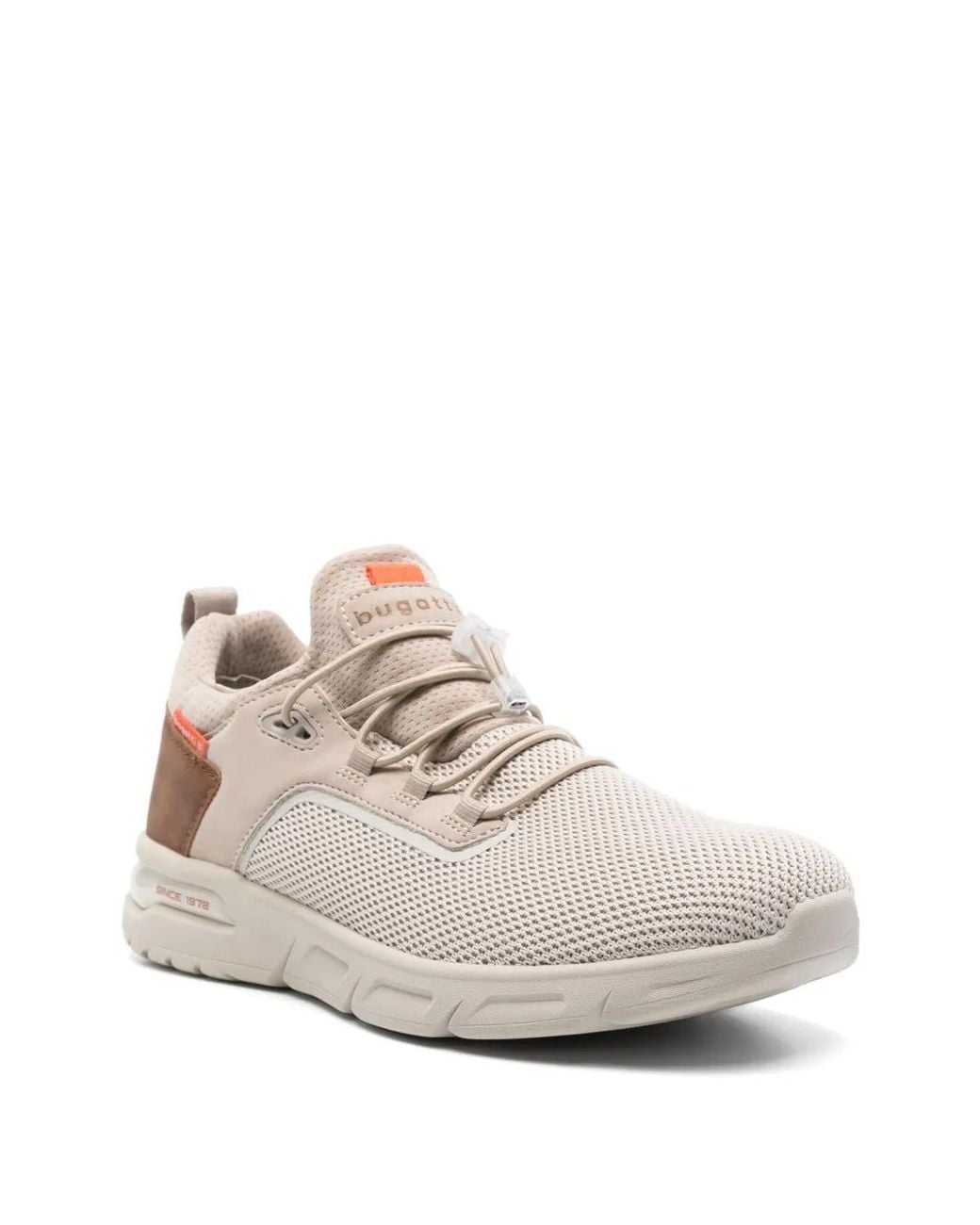 Bugatti White Logo-Patch Sneakers for men