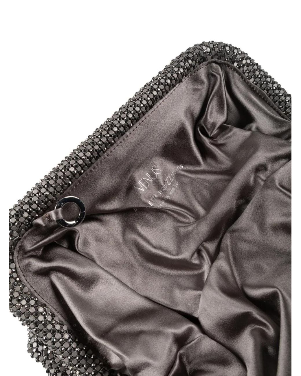 Benedetta Bruzziches Gray La Grande Venus Clutch Bag