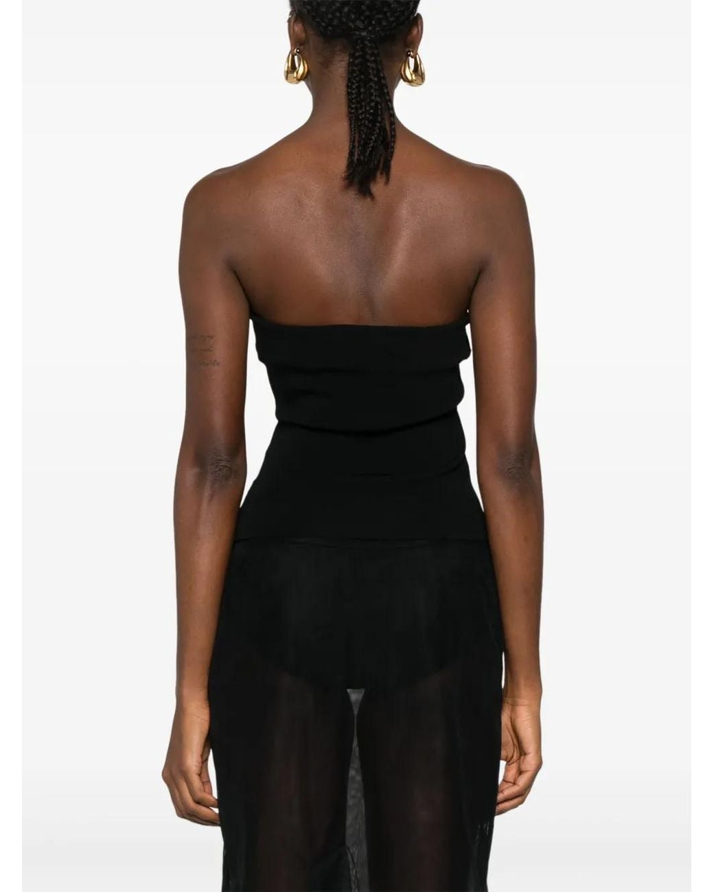 Christopher Esber Black Salacia Top