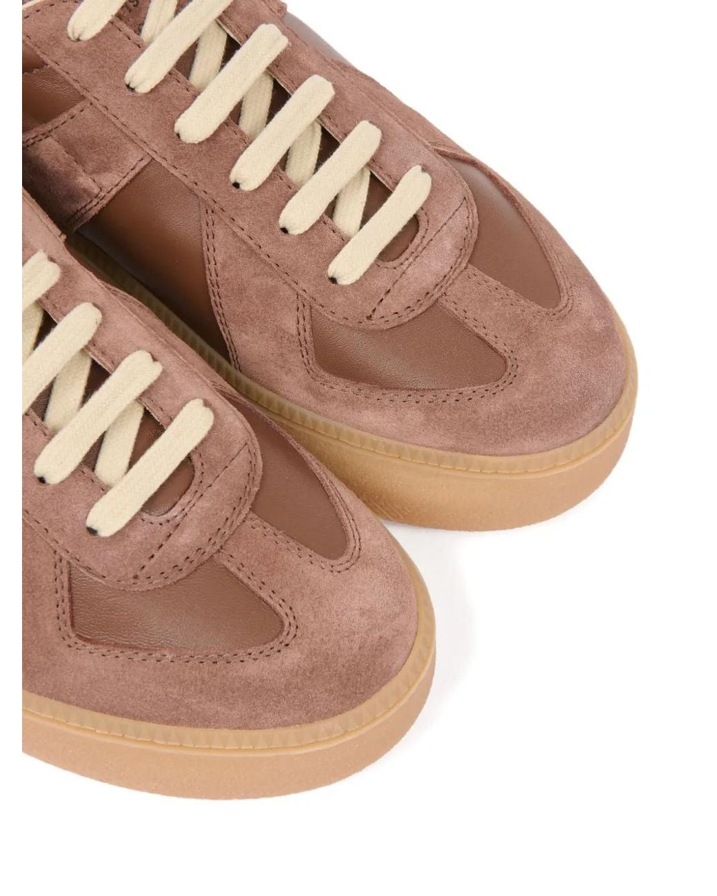 Maison Margiela Brown Replica Wedge Sneakers