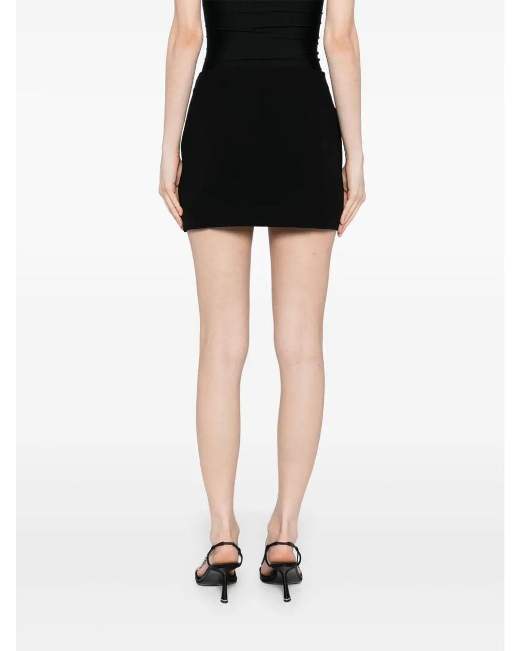 Reformation Black Carla Skirt