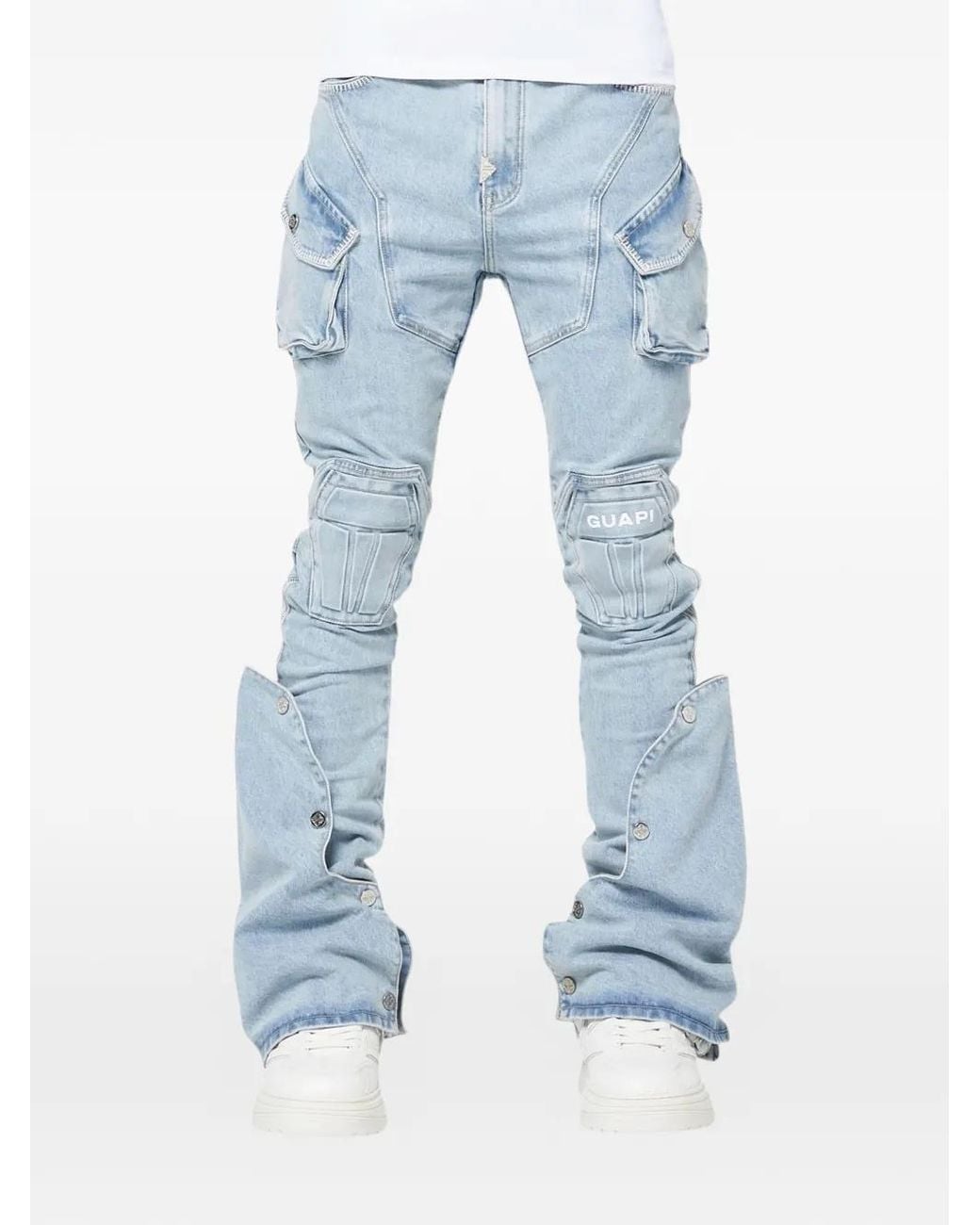 GUAPI Blue Coffin Arc Jeans for men