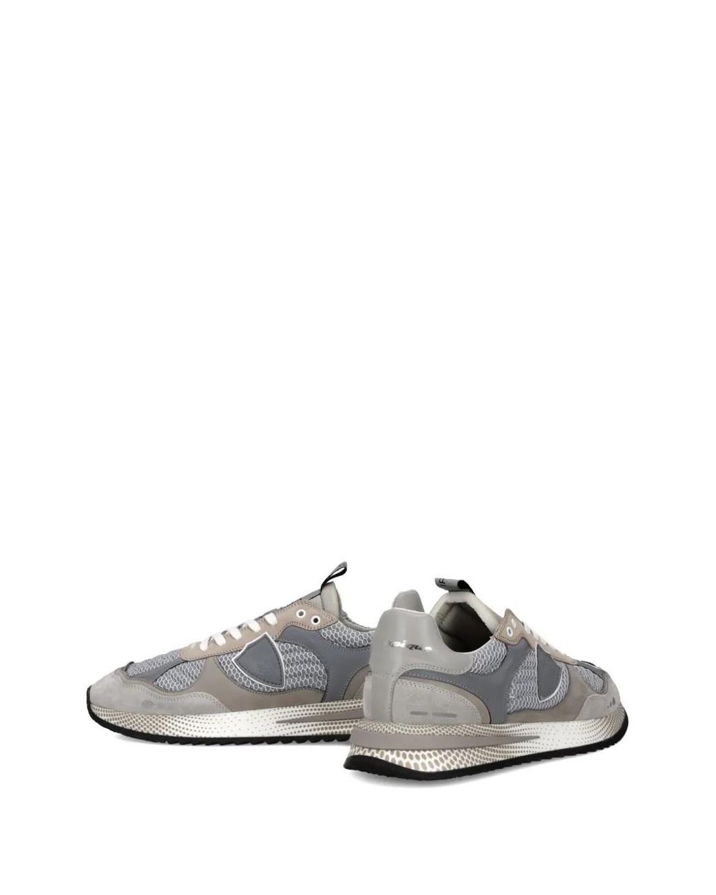 Philippe Model White Mesh Panels Sneakers for men