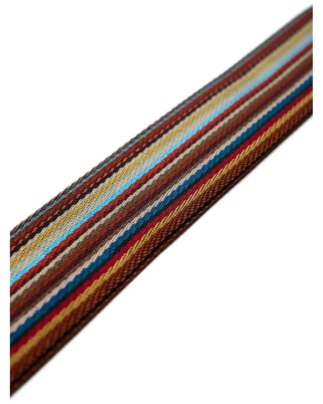 Paul Smith Black Signature Stripe Bag Strap for men