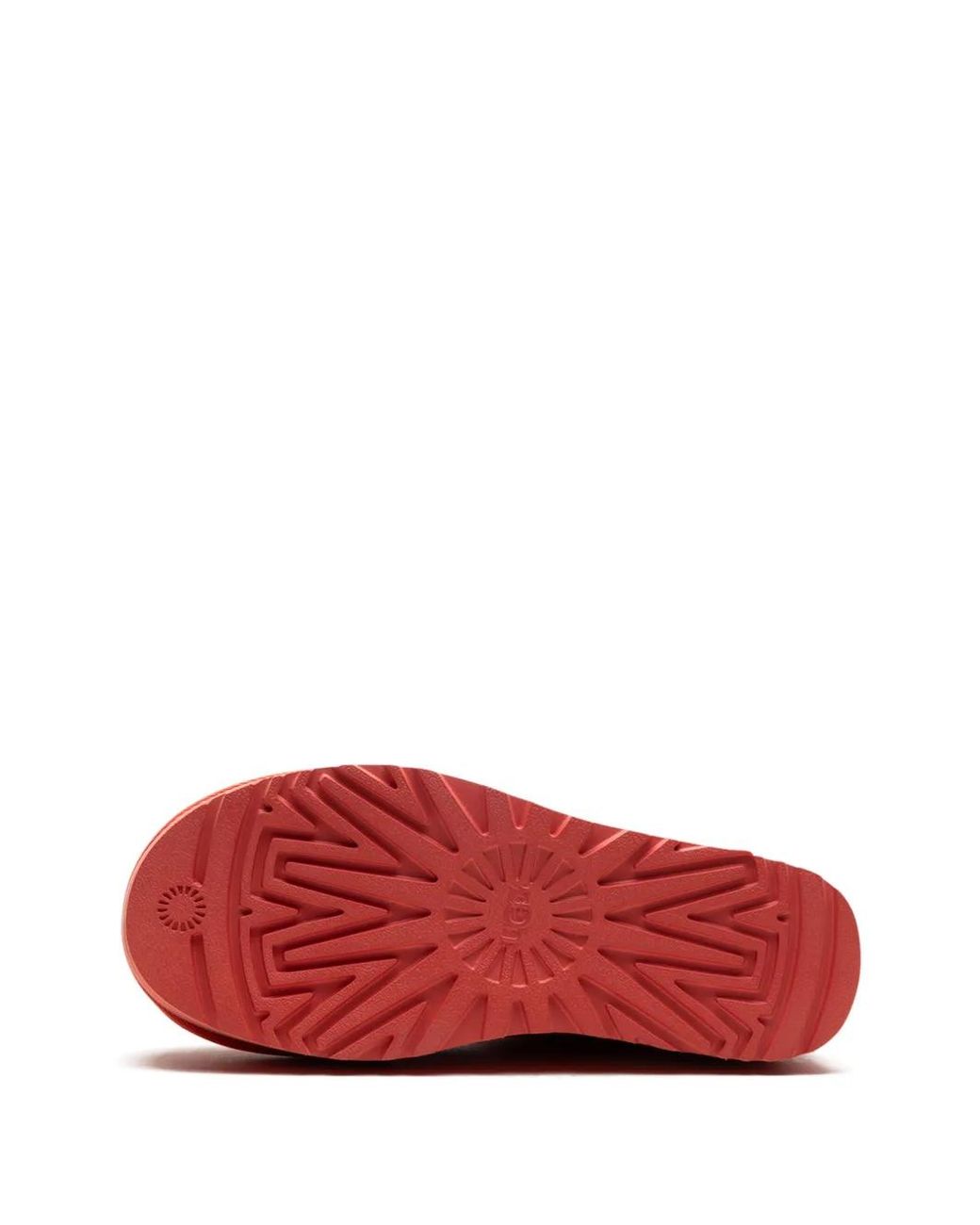 Ugg Red Classic Ultra Mini Platform Boots
