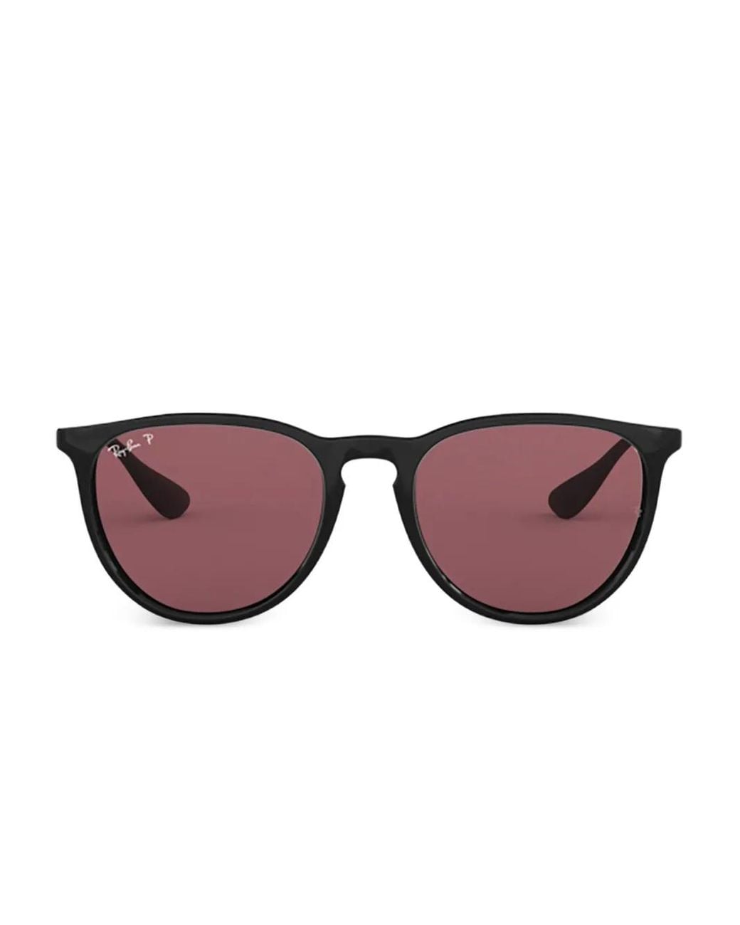 Ray-Ban Black Erika Round-Frame Sunglasses