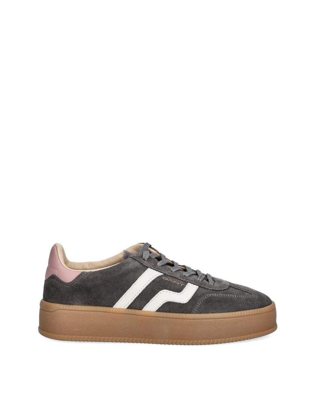 Gant Gray Cuzmani Suede Platform Sneakers