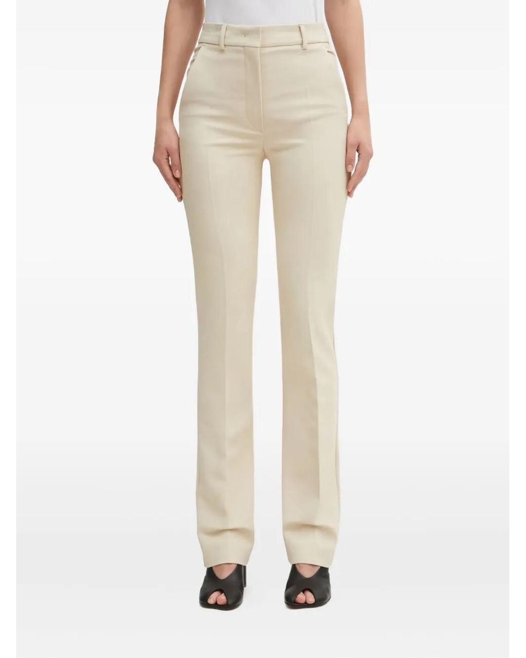 Sportmax Natural Split Trousers