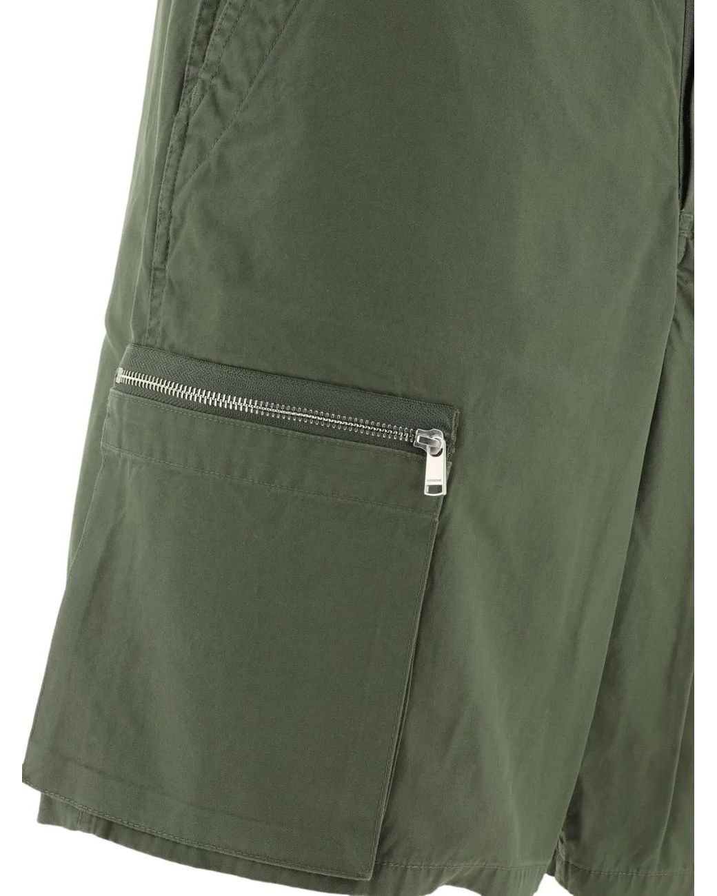 Bermudas Cargo Con Bolsillos Con Cremallera Nonnative de hombre de color Green