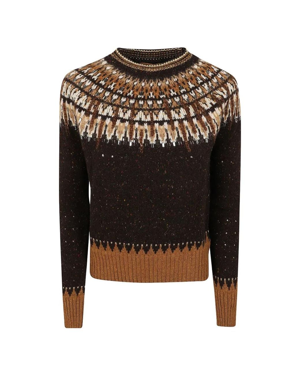 Ermanno Scervino Black Crystal-Embellished Sweater