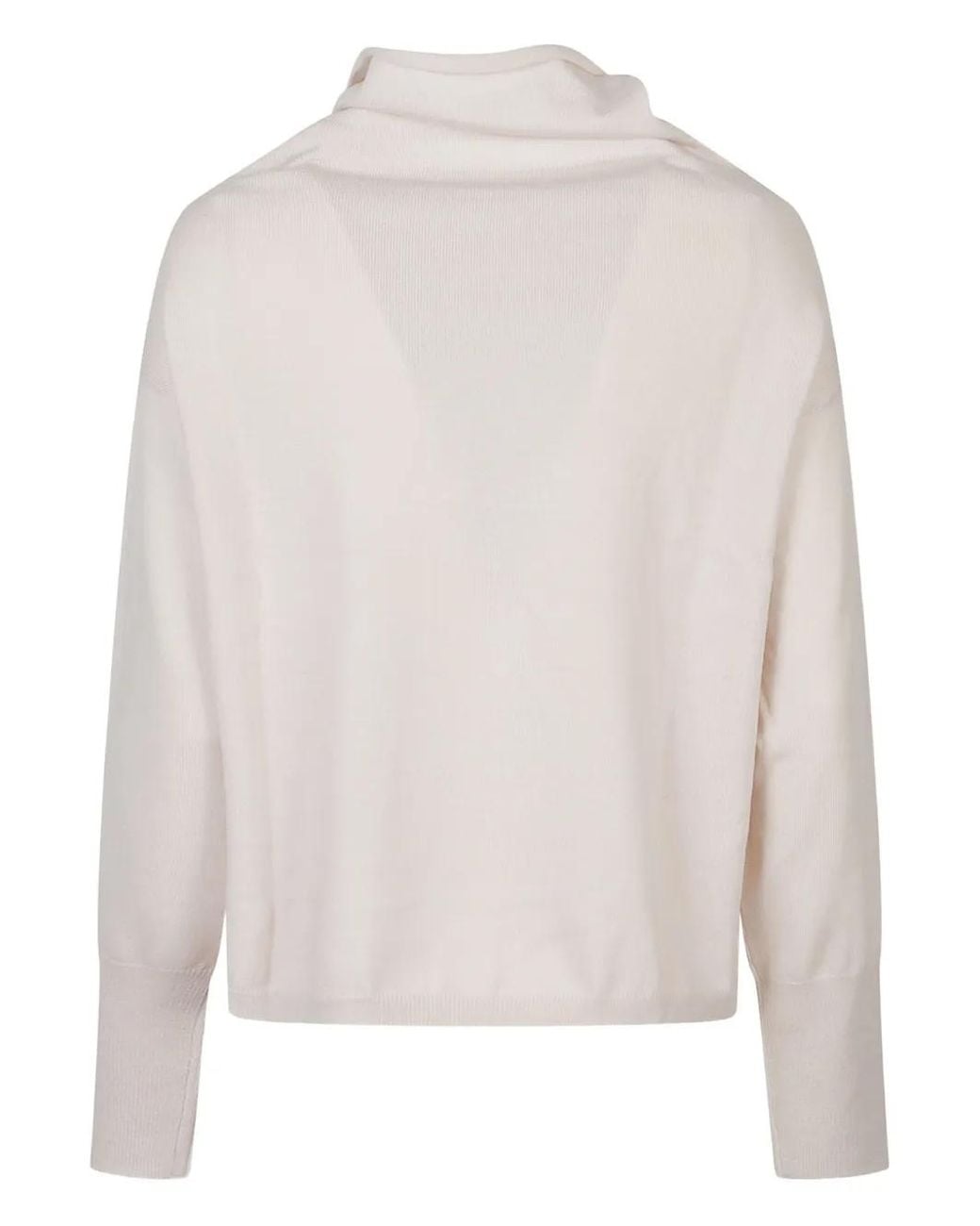 Aragona White Halterneck Sweater